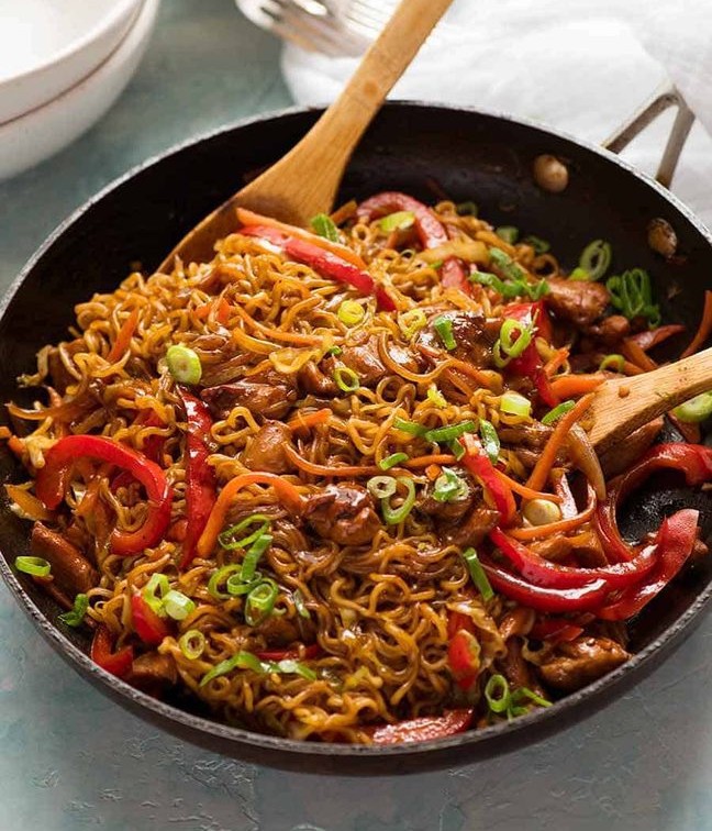 Chicken Vegetable Ramen Noodles